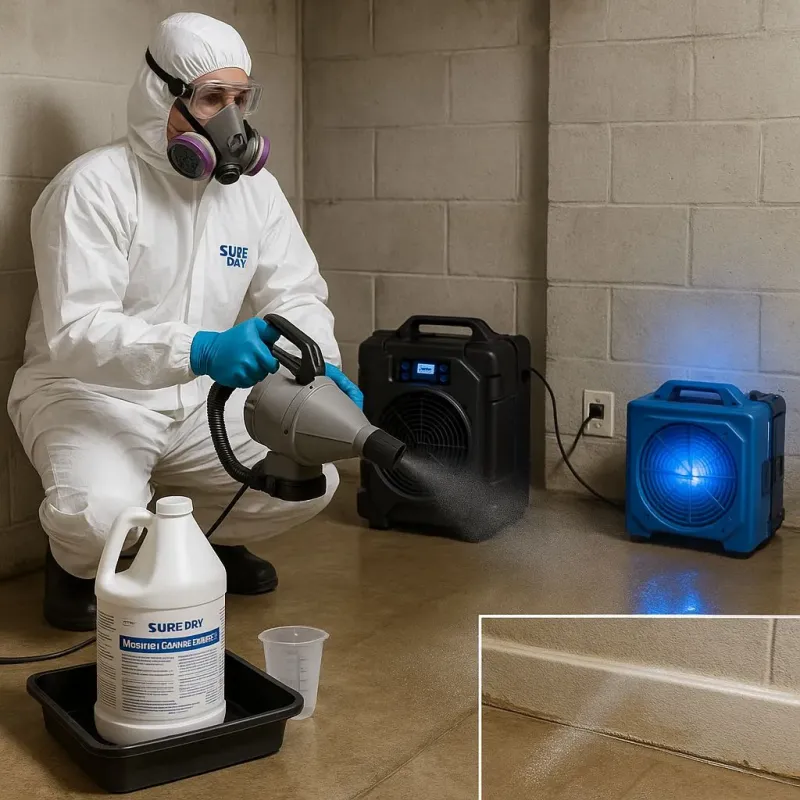 Sanitization and Odor Removal process in Franklin Springs, GA