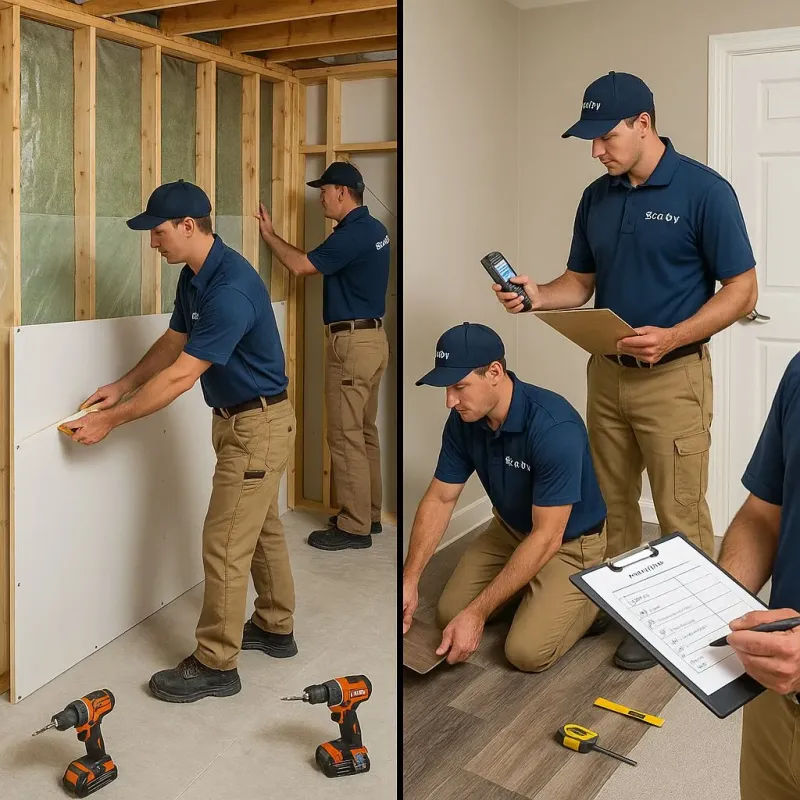 Repairs and Reconstruction process in Franklin Springs, GA
